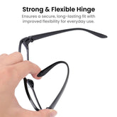 Retro Square Frame Glasses – Vintage Y2K Style